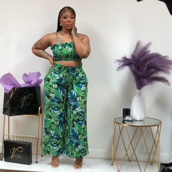 Jumpsuit two piece pants set - Picture 8 of 8